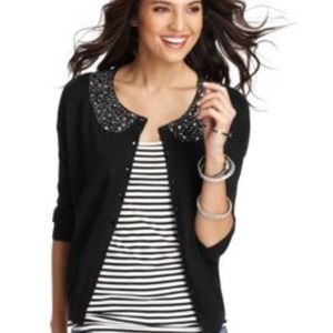 LOFT Jeweled Cardigan